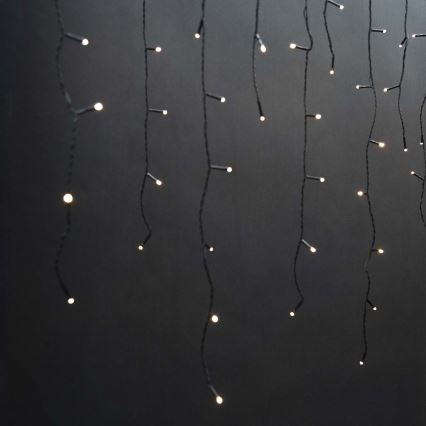 LED välitingimustesse sobiv jõulukardin 360xLED/7 funktsiooni 14m IP44 soe valge