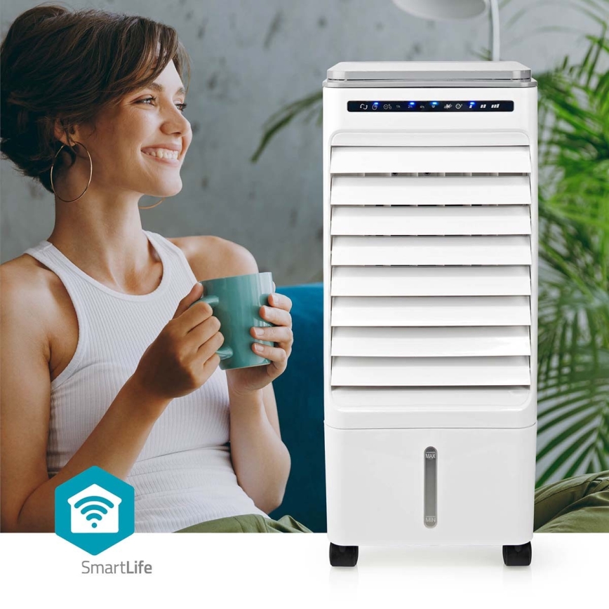 Õhujahuti 65W/230V Wi-Fi Tuya valge + kaugjuhtimispult
