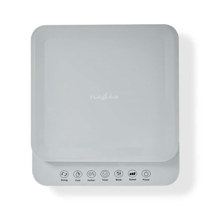 Õhujahuti 65W/230V Wi-Fi Tuya valge + kaugjuhtimispult