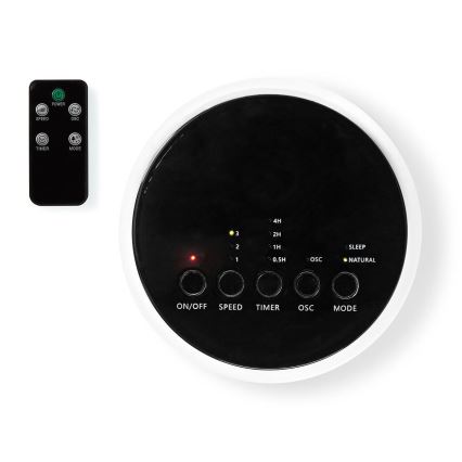 Põrandaventilaator 50W/230V valge + kaugjuhtimispult
