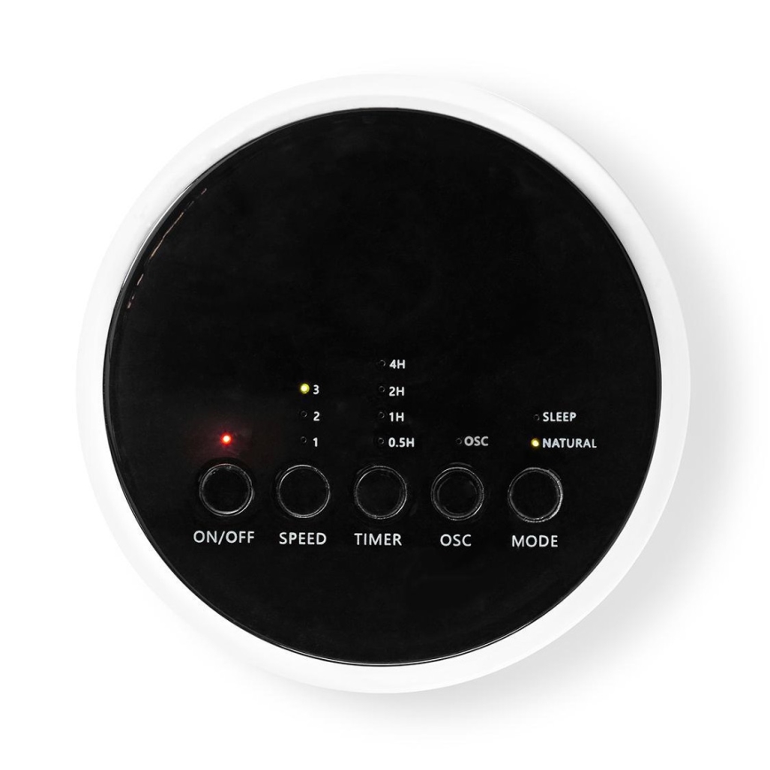 Põrandaventilaator 50W/230V valge + kaugjuhtimispult
