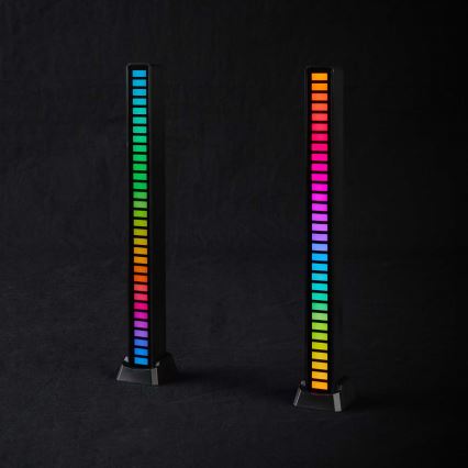 Komplekt 2x LED RGB Laetav laualamp LED/250 mAh