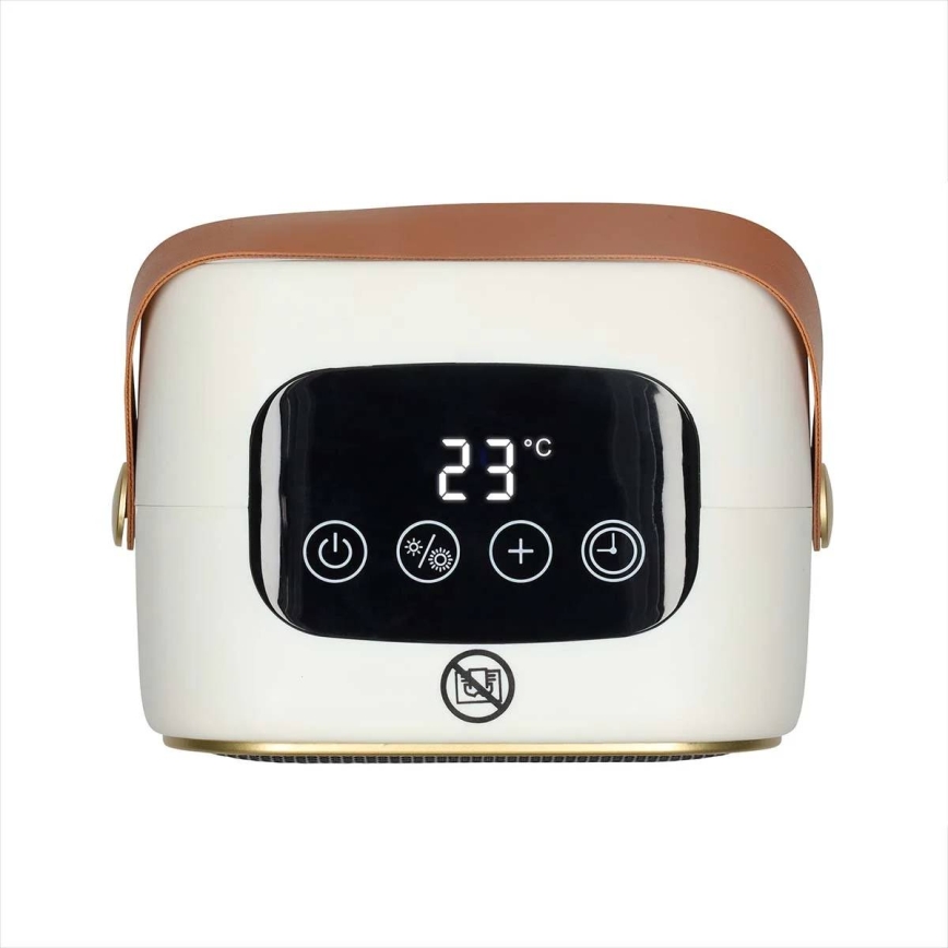 Ventilaator küttekehaga ja LED-ekraaniga 900/1200W/230V