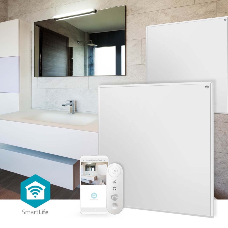 Infrapuna küttepaneel 350W/230V 59,8x62 cm IP44 Wi-Fi Tuya + kaugjuhtimispult