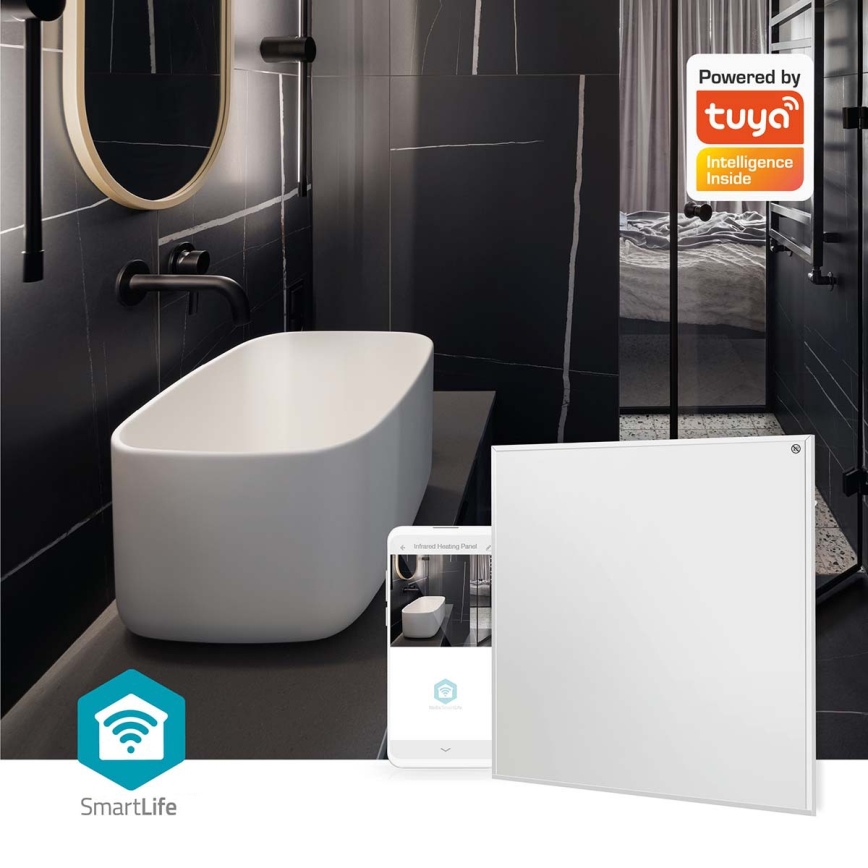 Infrapuna küttepaneel 350W/230V 59,8x62 cm IP44 Wi-Fi Tuya + kaugjuhtimispult