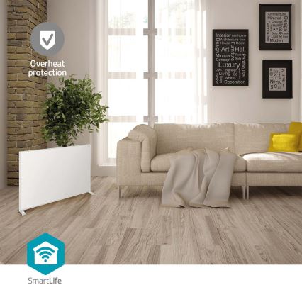 Infrapuna soojuspaneel 700W/230V 120x62 cm IP44 Wi-Fi Tuya + kaugjuhtimispult
