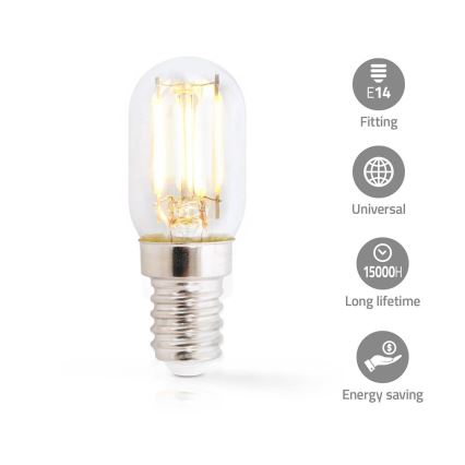 LED külmkapi pirn T22 E14/1,5W/230V 1800K