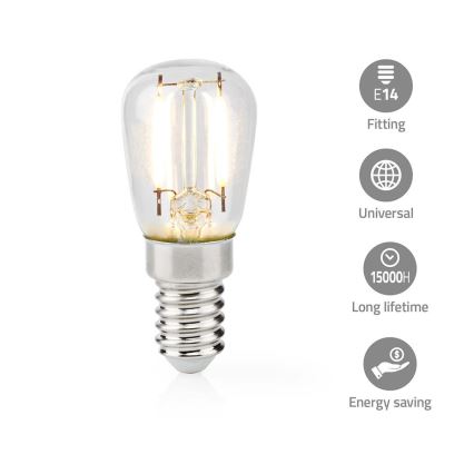 LED külmkapi pirn T26 E14/2W/230V 2700K