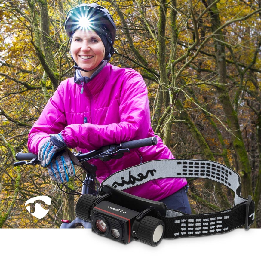 LED hämardatav laetav alumiiniumist pealamp LED/10W/5V 2200 mAh IPX8 must