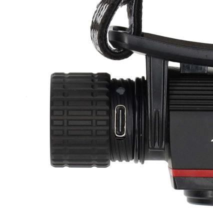 LED hämardatav laetav alumiiniumist pealamp LED/10W/5V 2200 mAh IPX8 must