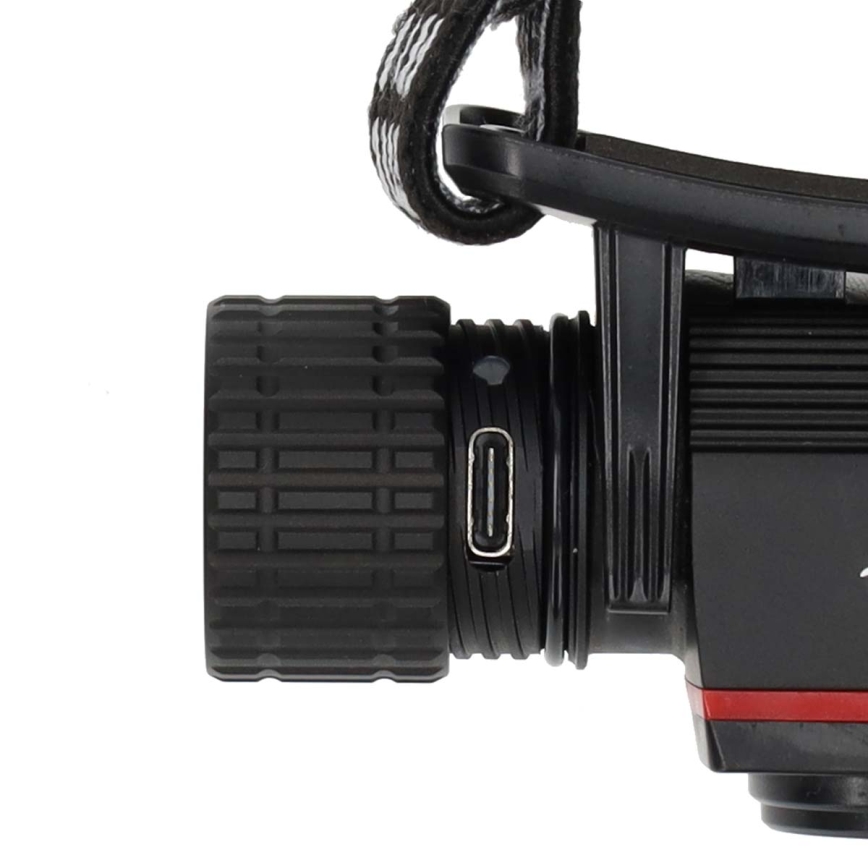 LED hämardatav laetav alumiiniumist pealamp LED/10W/5V 2200 mAh IPX8 must