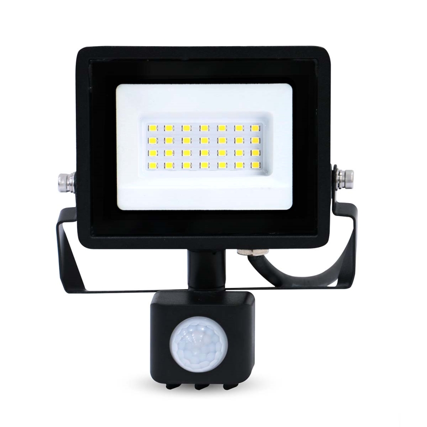 LED-reflektor pistikuga, liikumis- ja hämarusanduriga LED/20W/230V IP44