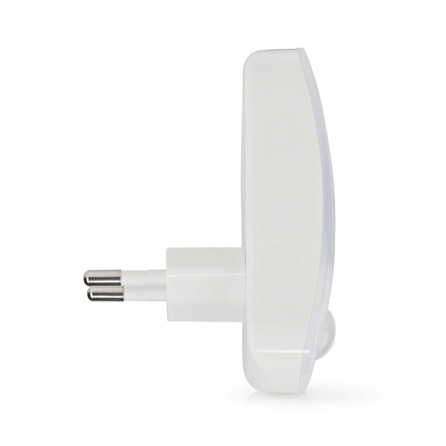 LED Navigatsioontuli pistikupessa koos liikumis- ja hämardusanduriga LED/0,55W/230V valge