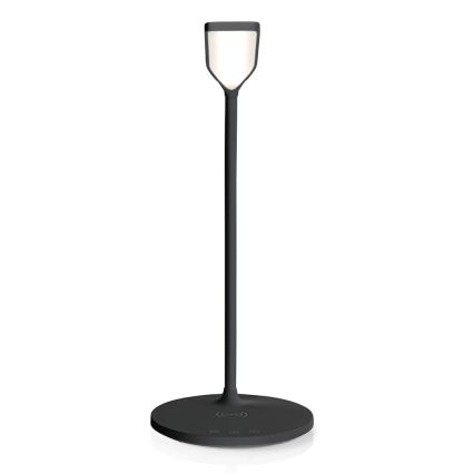 LED Hämardatav puutetundlik paindlik laualamp koos 15W juhtmevaba laadimine Qi LED/5,5W/230V 2700-6500K must