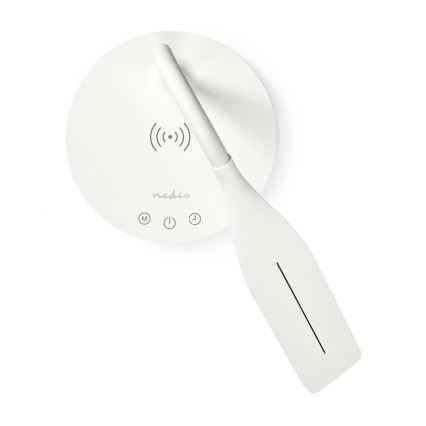 LED Hämardatav puutetundlik paindlik laualamp koos 15W juhtmevaba laadimine Qi LED/5,5W/230V 2700-6500K valge