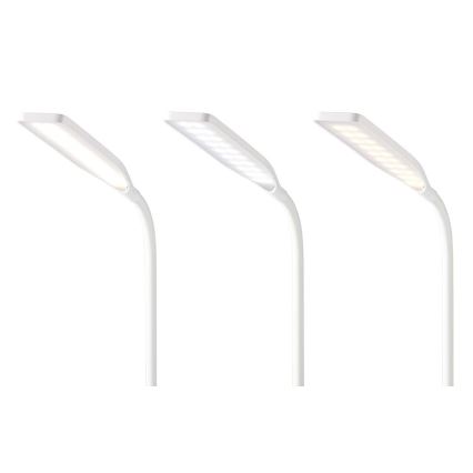 LED Hämardatav puutetundlik paindlik laualamp koos 15W juhtmevaba laadimine Qi LED/5,5W/230V 2700-6500K valge