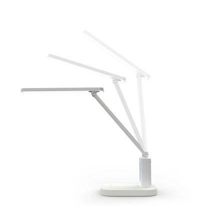 Hämardatav laetav puutetundlik LED-laualamp ekraaniga LED/7,5W/1200 mAh 3000/4000/5700K CRI 90 valge