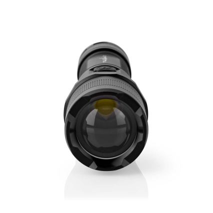 LED hämardatav laetav alumiiniumist taskulamp LED/10W/5V 2200 mAh IPX4 must