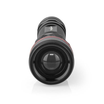 LED hämardatav laetav alumiiniumist taskulamp LED/10W/5V 2200 mAh IPX7 must