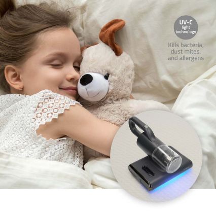 Käeshoitav UV-tolmuimeja madratsite ja polstrite puhastamiseks 30 kPa 500W/230V
