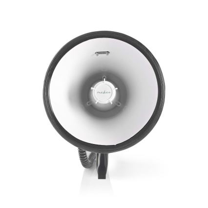 Megafon välise mikrofoniga USB 25W/8xC valge/must