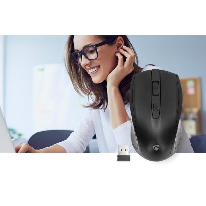 Juhtmevaba hiir 800/1200/1600 DPI 2xAAA must