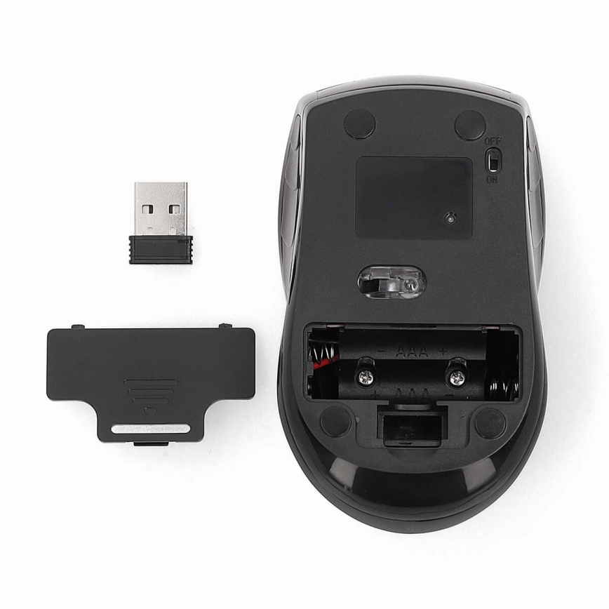 Juhtmevaba hiir 800/1200/1600 DPI 2xAAA must