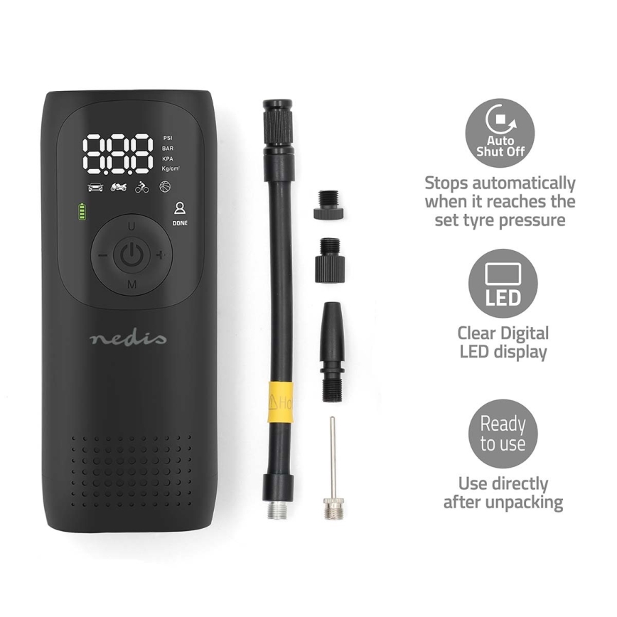 Digitaalne taskukompressor 4000 mAh 5V