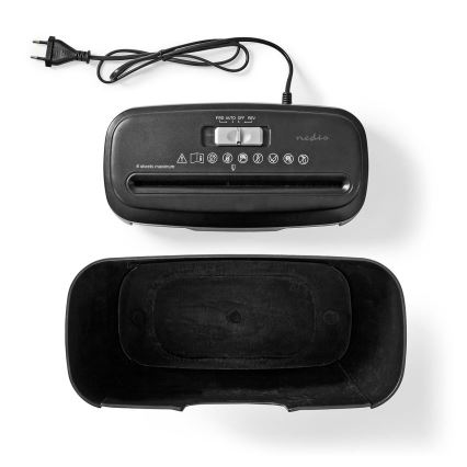 A4-paberihävitaja, mahutavus 10 l, 230 V, must