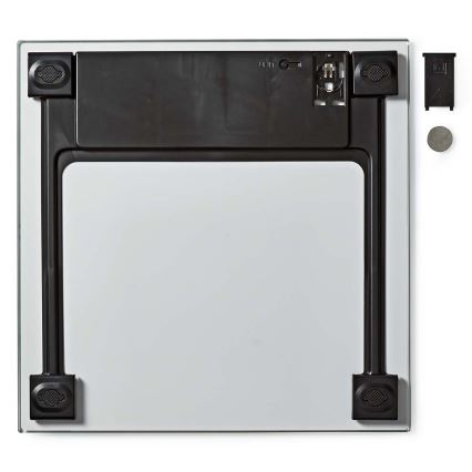 Digitaalne isiklik kaal 1xCR2032 valge