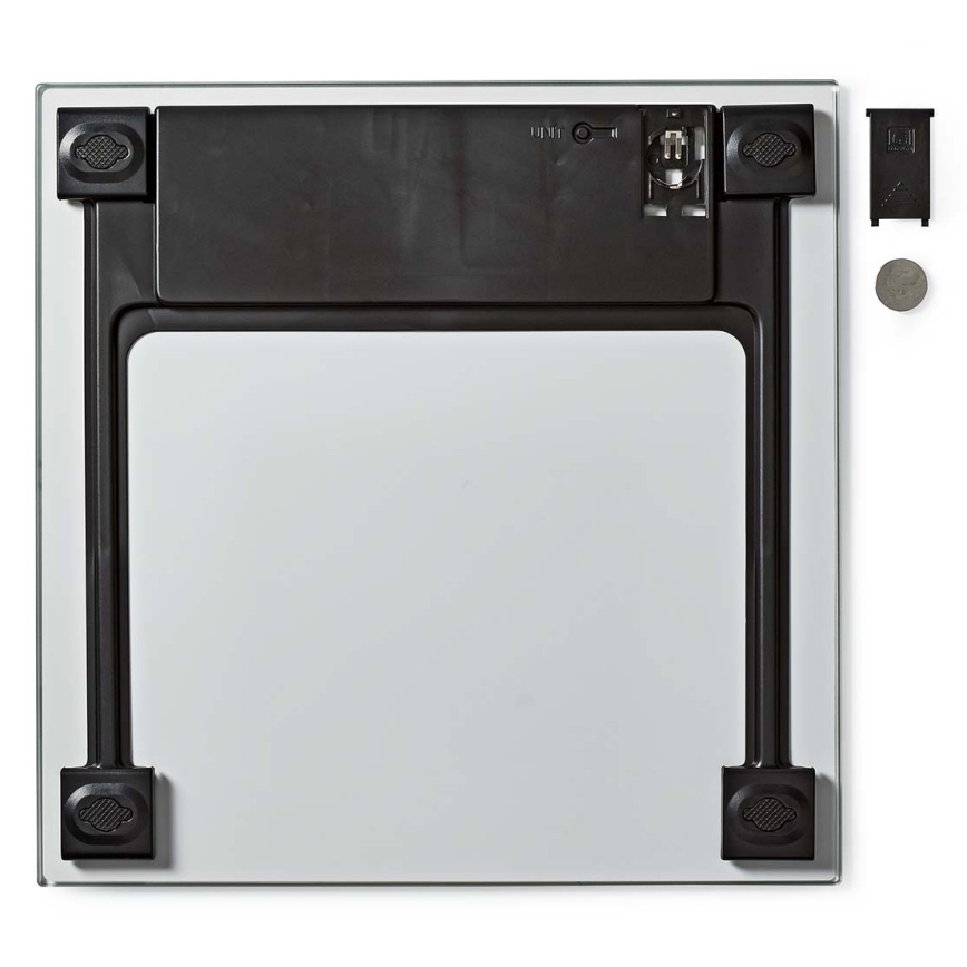 Digitaalne isiklik kaal 1xCR2032 valge