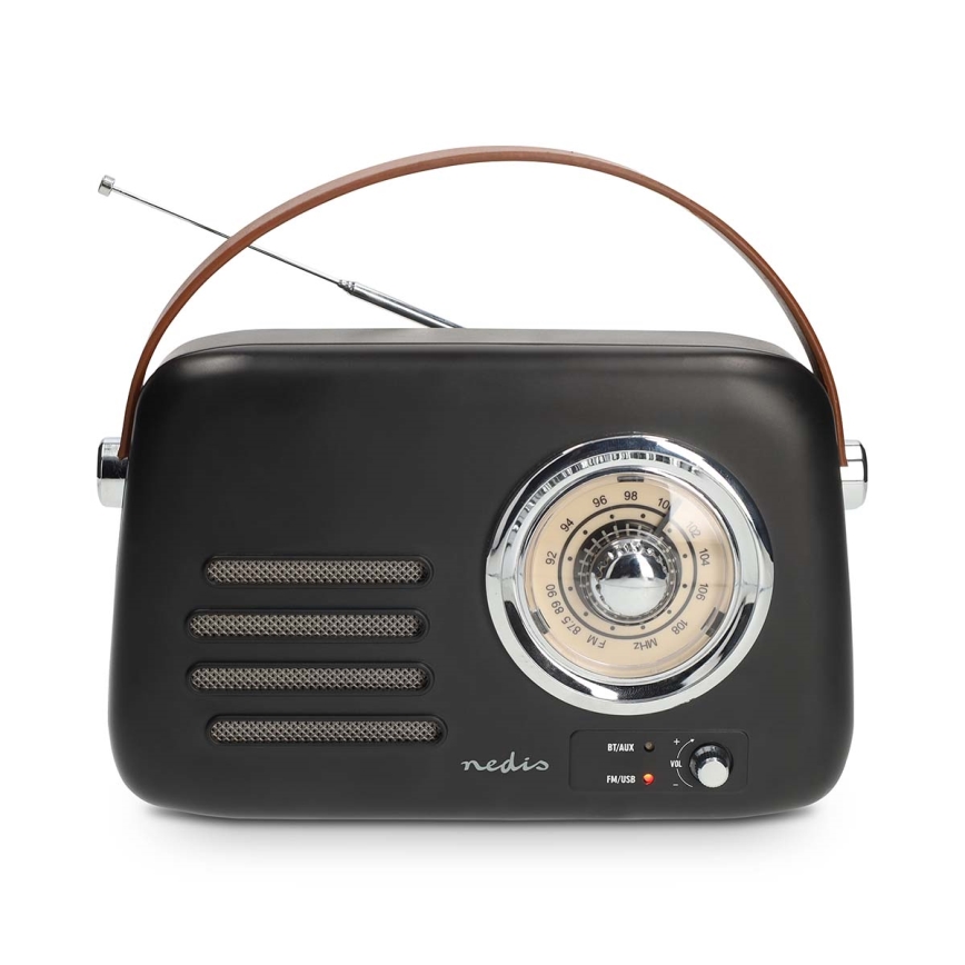 FM retro-raadio 3W/5V 1500 mAh