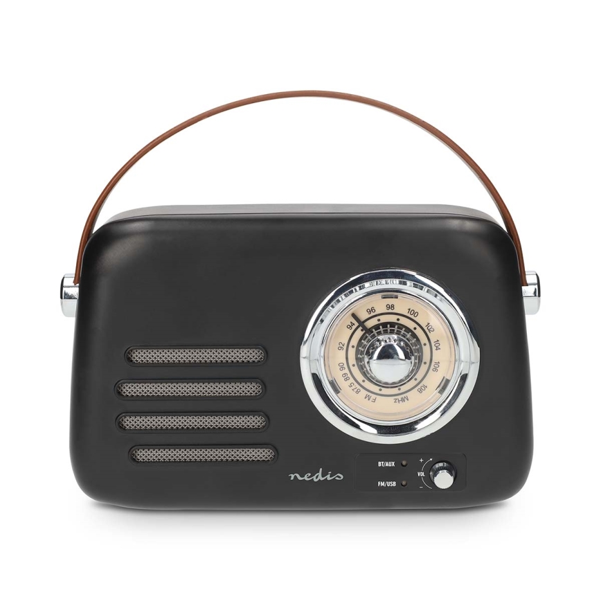 FM retro-raadio 3W/5V 1500 mAh
