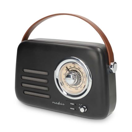 FM retro-raadio 3W/5V 1500 mAh