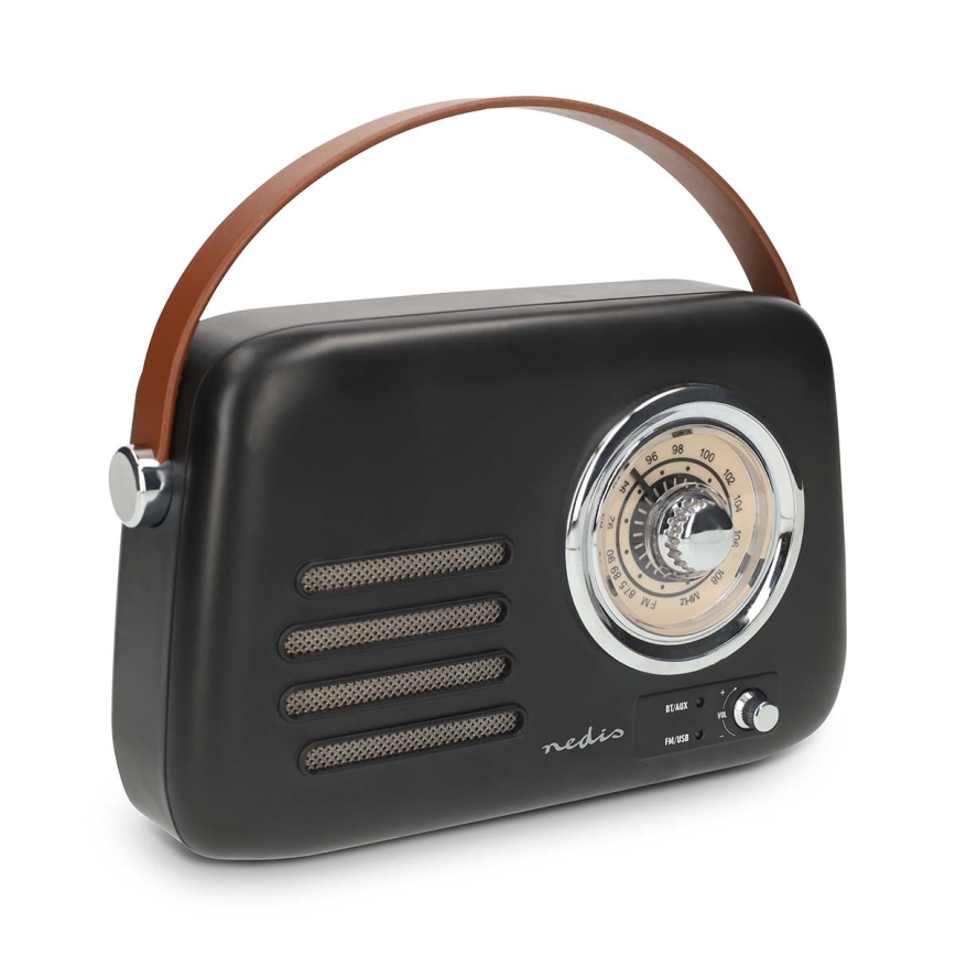 FM retro-raadio 3W/5V 1500 mAh