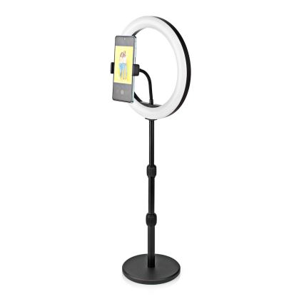 LED Hämardatav lamp aluse ja hoidjaga vlogimiseks LED/6W/USB 2700-6700K