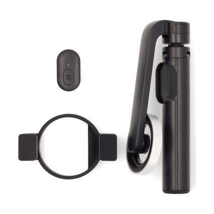 Magnetiga kokkupandav selfipulk 2in1 alusega + kaugjuhtimispult