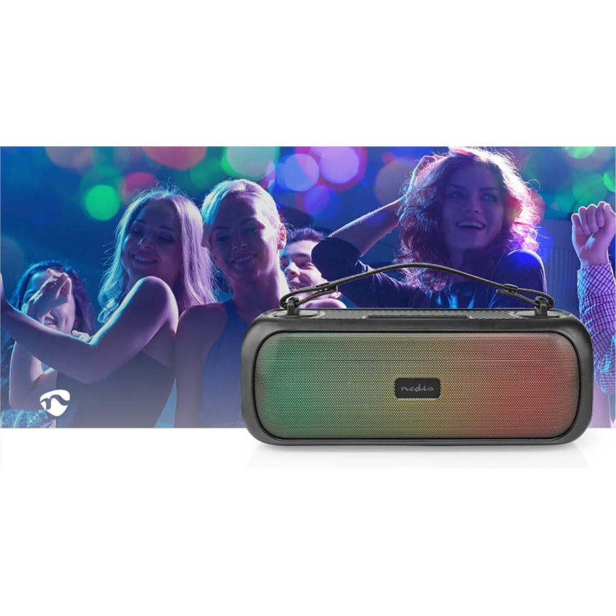 LED RGB Laetav kõlar 45W/3000 mAh IPX5