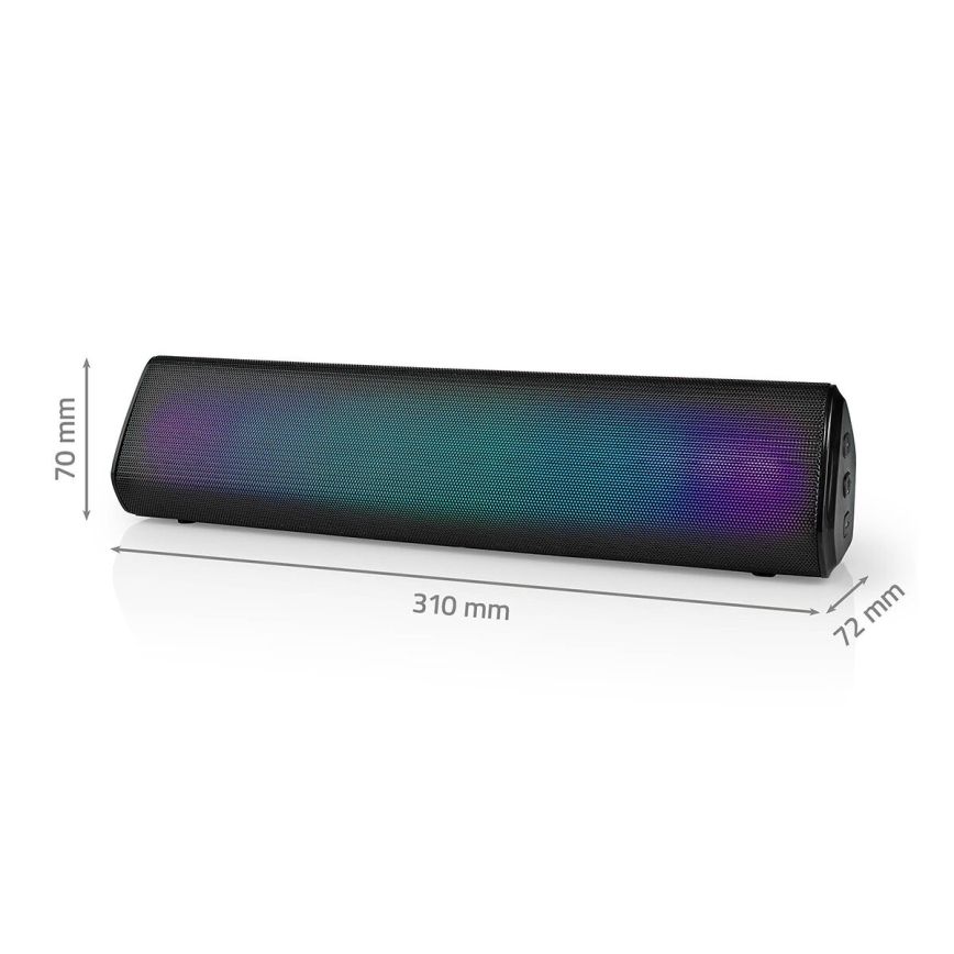 LED RGB Laetav kõlar 18W/1200 mAh