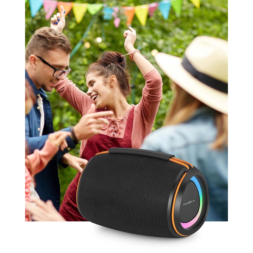 LED-laetav kõlar 40W/1200 mAh IPX4 must