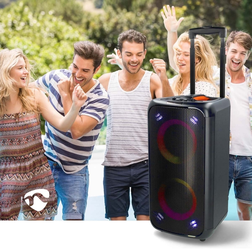 LED RGB Laetav kõlar 240W/4000 mAh + kaugjuhtimispult