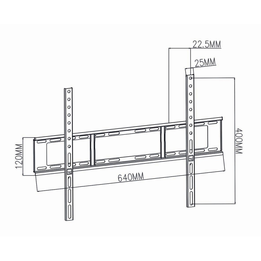 Nedis TVWM1051BK - TV Seinakinnitus 37-70” max. 35 kg