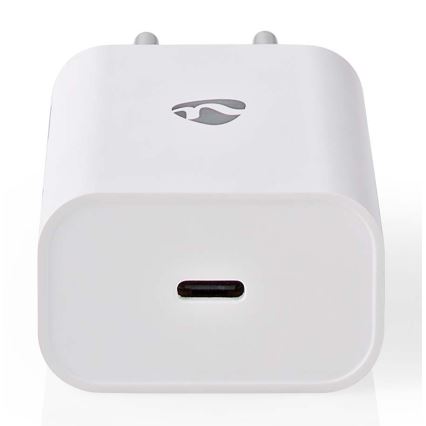 Nedis WCPD30W102WT - Laadimisadapter USB-C Power Delivery 30W/230V valge