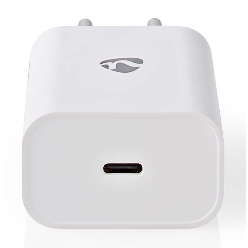 Nedis WCPD30W102WT - Laadimisadapter USB-C Power Delivery 30W/230V valge