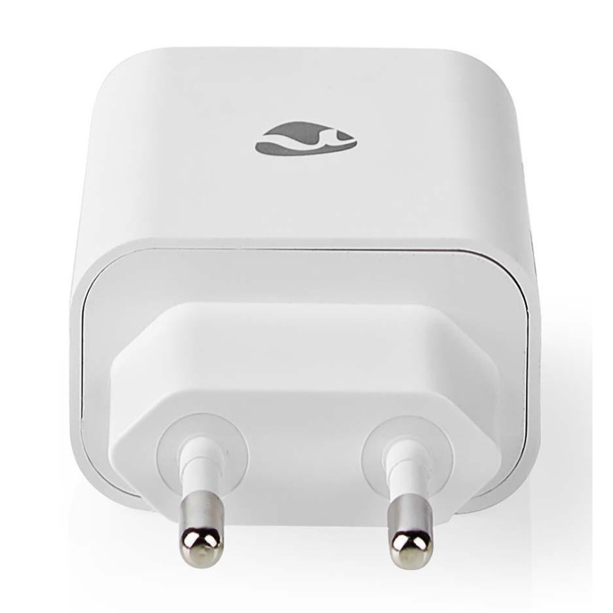 Nedis WCPD30W102WT - Laadimisadapter USB-C Power Delivery 30W/230V valge