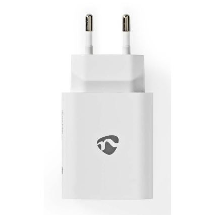 Nedis WCPD30W102WT - Laadimisadapter USB-C Power Delivery 30W/230V valge