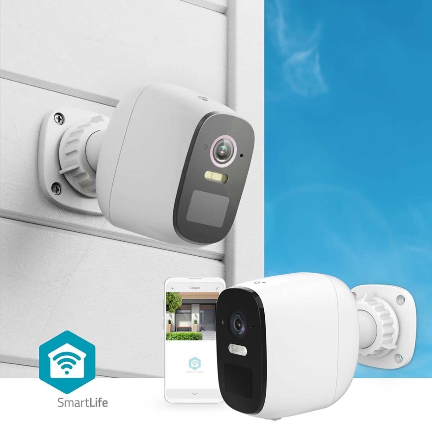 Nutikas väli laetav kaamera anduriga SmartLife 4MP Quad HD 1440p 5V/5200mAh Wi-Fi Tuya IP66