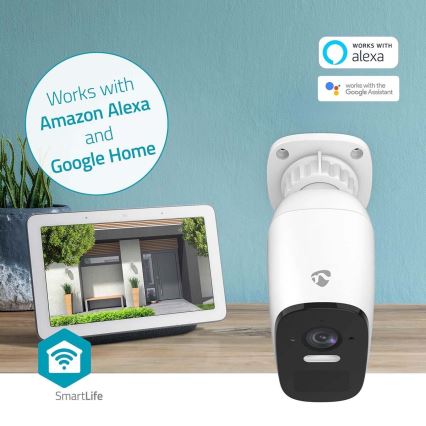 Nutikas väli laetav kaamera anduriga SmartLife 4MP Quad HD 1440p 5V/5200mAh Wi-Fi Tuya IP66