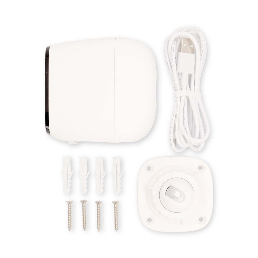 Nutikas väli laetav kaamera anduriga SmartLife 4MP Quad HD 1440p 5V/5200mAh Wi-Fi Tuya IP66