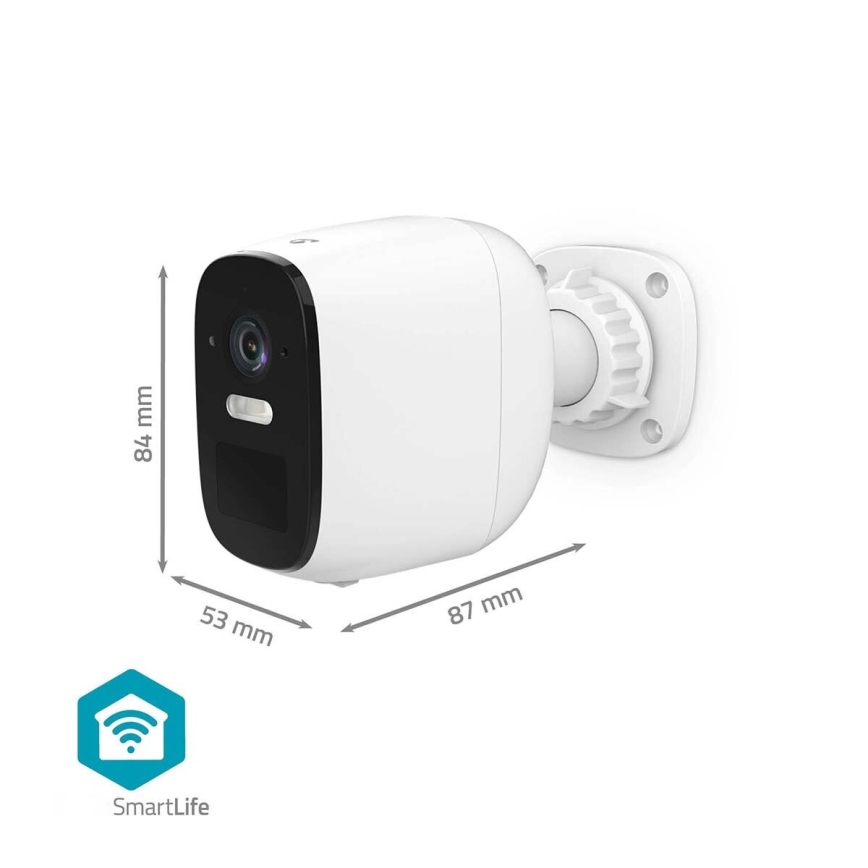 Nutikas väli laetav kaamera anduriga SmartLife 4MP Quad HD 1440p 5V/5200mAh Wi-Fi Tuya IP66